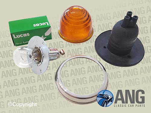 FRONT AMBER INDICATOR LAMP ASSEMBLY ; A35