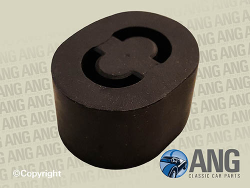 EXHAUST, TAILPIPE MOUNTING RUBBER BLOCK ; 2000, 2500, 2.5PI