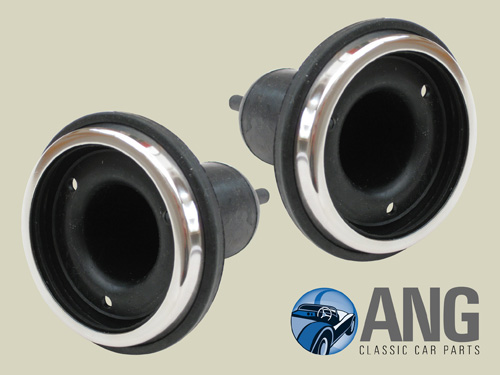 LAMP BOOTS & CHROME BEZELS (FRONT OR REAR) ; AUSTIN A35