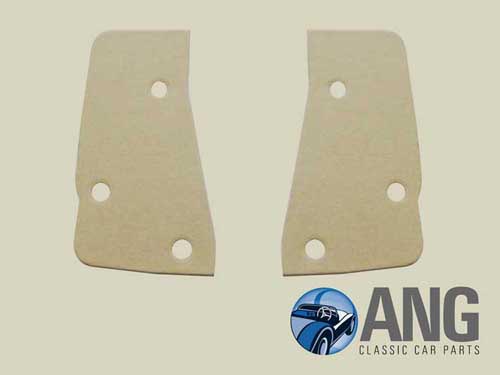 DOOR CATCH, STRIKER PLATE SHIMS x 2; AUSTIN, MORRIS 1100/1300 ADO16