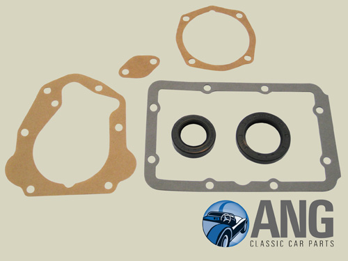 MANUAL GEARBOX SEALS & GASKET KIT ; TR4, TR4A