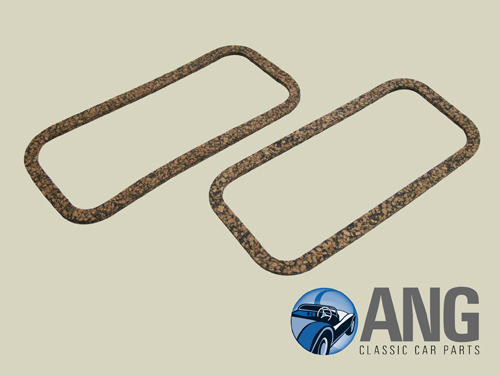 ENGINE BLOCK, TAPPET CHEST COVER GASKETS x 2 ; ADO16 >1969