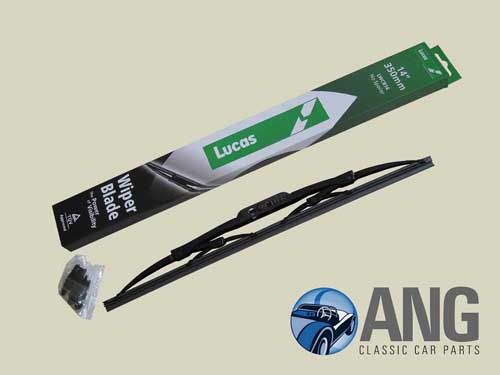 LUCAS 14&quot; BLACK WINDSCREEN WIPER BLADE ; ALLEGRO, MAXI, 1800, 2200