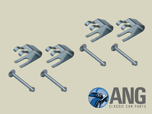 REAR BRAKE SHOES RETAINING PIN & CLIP KIT ; MARINA PICK-UP & 10cwt VAN