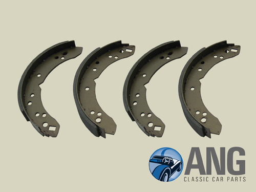 REAR BRAKE SHOES SET ; ANGLIA 105E