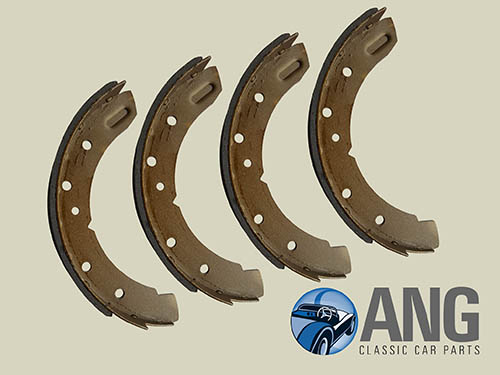 REAR BRAKE SHOES ; JENSEN HEALEY (1972-SEPT. 1975)