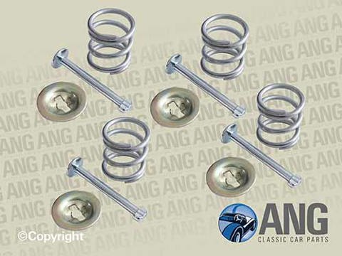 BRAKE SHOE RETAINING PINS & SPRING KIT (FRONT OR REAR) ; LEYLAND SHERPA &#39;74-&#39;82