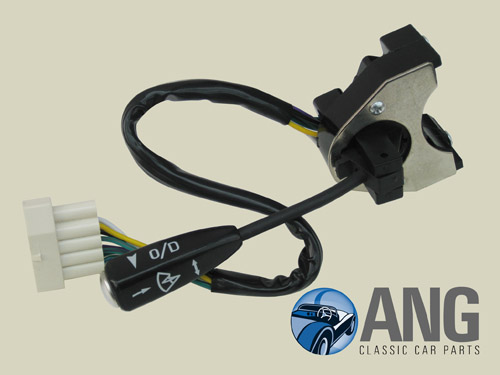 WINDSCREEN WASH, WIPER & OVERDRIVE STALK SWITCH ; MGB, MGB-GT '74-'76 RHD