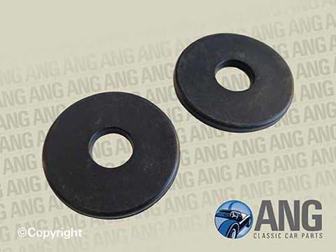 INTERIOR DOOR HANDLE ESCUTCHEONS (2) ; TR6