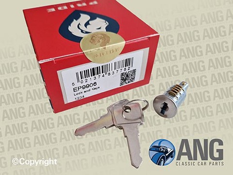 IGNITION BARREL & KEYS ; TR4, TR4A