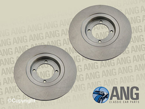 FRONT BRAKE DISC x 2 ; HERALD 1200, 1250 & 13/60