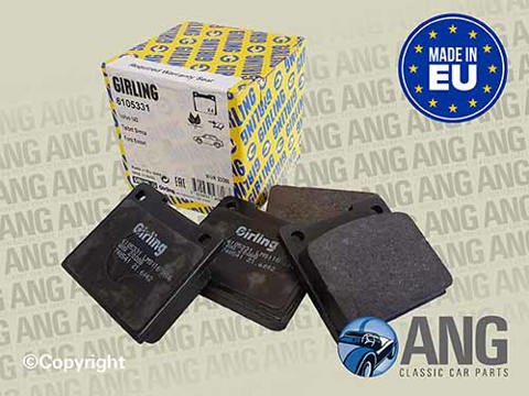 BRAKE PAD SET (GIRLING) ; TRIUMPH HERALD 1200, 1250 (1961-1967)