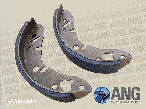 FRONT BRAKE SHOES (2) ; ROBIN Mk2, Mk3, RIALTO SE (1994-2001)
