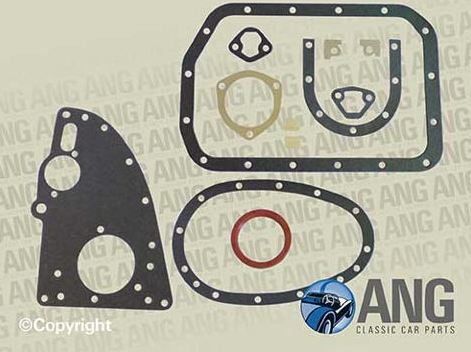 ENGINE BOTTOM END GASKET SET & CRANKSHAFT OIL SEAL ; MIDGET 1500