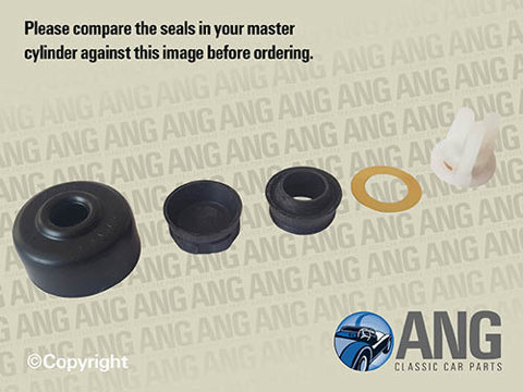 BRAKE MASTER CYLINDER REPAIR KIT (SINGLE LINE) ; KITTEN &#39;75-&#39;78
