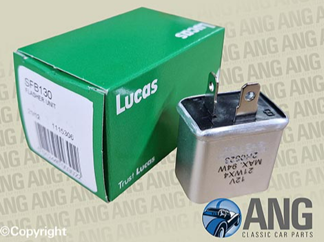 LUCAS HAZARD FLASHER RELAY ; MIDGET (1972-1980)
