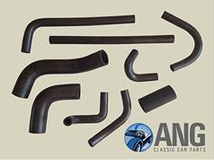 WATER COOLING RADIATOR HOSE KIT ; TR6 &#39;69-&#39;71 (CARBURETTOR MODEL)
