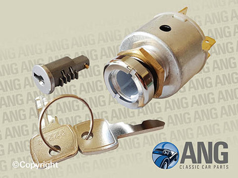 IGNITION SWITCH, BARREL & 2 KEYS ; MGB, MGB-GT (1962-1971)