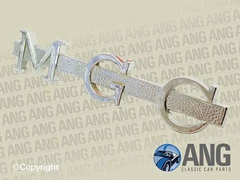 CHROME &#39;MGC&#39; SCRIPT BADGE ; MGC ROADSTER