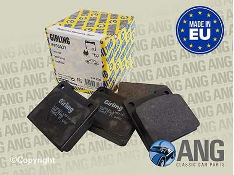 BRAKE PAD SET (GIRLING) ; TRIUMPH HERALD 1200, 1250 (1961-1967)