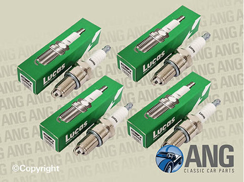 LUCAS N9Y SPARK PLUGS (4) ; AUSTIN, MORRIS 1100, 1300, ADO16