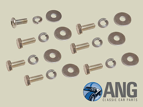 FRONT INNER WING BAFFLE PLATE FITTING KIT ; MGB, MGB-GT &#39;70-&#39;80, MGB-GT V8
