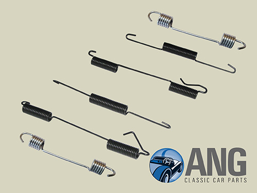 REAR BRAKE SHOE PULL OFF SPRINGS (AXLE SET) ; MGB, MGB-GT '65-'80