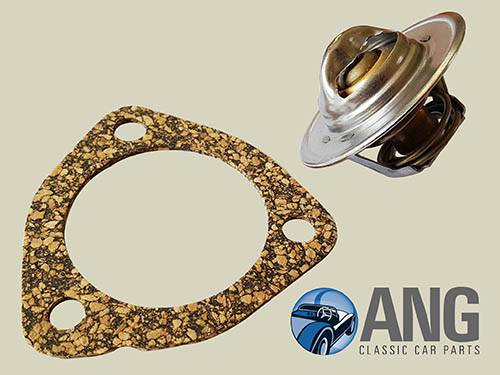 THERMOSTAT & GASKET (82 DEGREES) ; LEYLAND SHERPA &#39;74-&#39;78