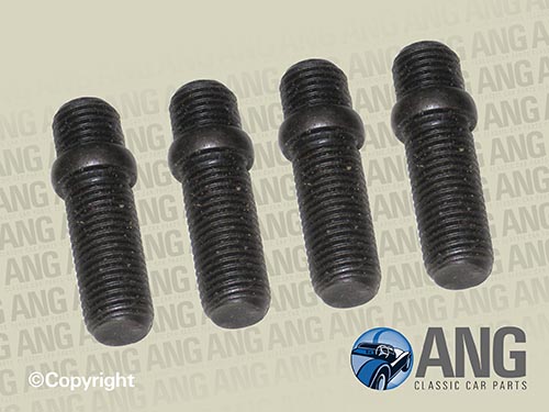 ROAD WHEEL STUDS (STEEL WHEELS) x 4 ; TR4 (REAR WHEELS)