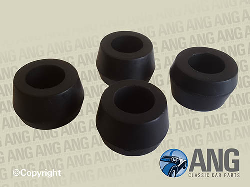 REAR SHOCK ABSORBER BUSHES (4) ; ZA, ZB, 4/44 & 15/50