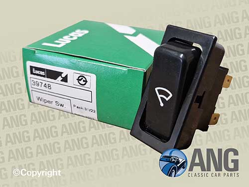 WINDSCREEN WIPERS ROCKER SWITCH ; TR6 (1968-1972)
