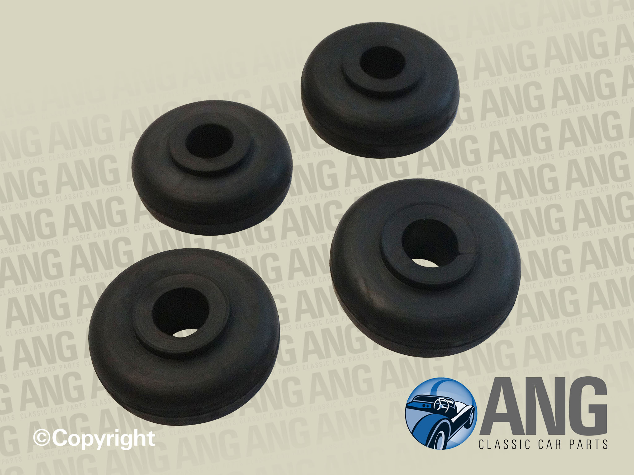 REAR SHOCK ABSORBER UPPER BUSHES ; 2000, 2500 & 2.5PI