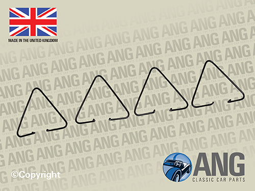 ALLOY WHEEL CENTRE FIXING CLIPS (SET OF 4) ; 2000, 2500, 2.5PI