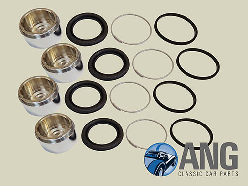 BRAKE CALIPER PISTON & SEALS KIT ; AUSTIN, MORRIS 1800 Mk2 '68-03/72