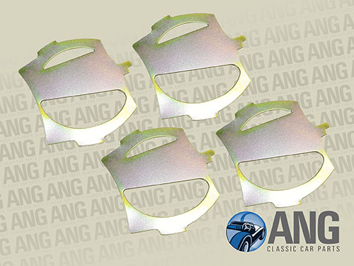 BRAKE PAD ANTI-SQUEAL SHIMS (4) ; MIDGET & SPRITE &#39;63-&#39;79