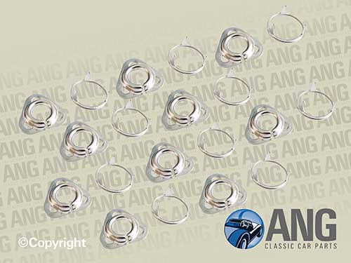 CARPET FITTING CLIPS (10) ; MGB, MGB-GT, MGB-GT V8