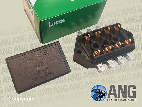 LUCAS FUSE BOX & LID (7FJ) ; TR7 &#39;78-&#39;81