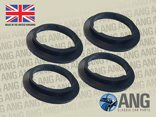 FRONT ROAD SPRING INSULATING RUBBER PADS (4) ; P6 2000, 2200, 2500 V8