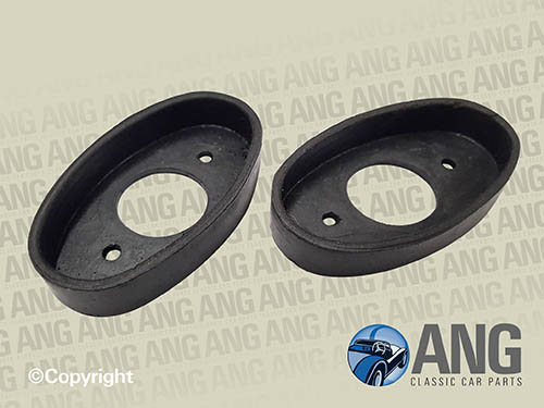 DOOR CHECK STRAP RUBBER SEALS x 2 ; GT6