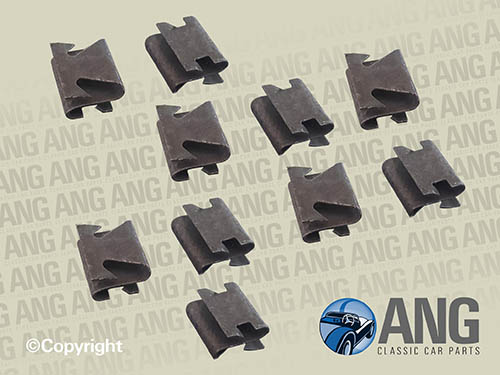 FRONT INNER WHEEL ARCH SPLASH SEAL CLIPS (10) ; VITESSE