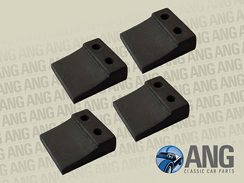 BONNET, HOOD BUFFER RUBBERS x 4 ; TR6
