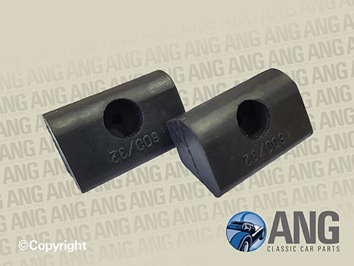 BOOTLID (REAR) BUFFER RUBBERS x 2 ; MIDGET