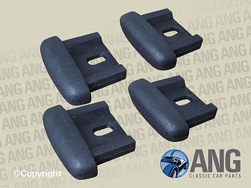 DOOR STRIKER BUFFER RUBBERS (4) ; MGB ROADSTER (1962-1965)