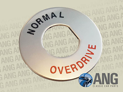 OVERDRIVE SWITCH CHROME BEZEL ; MGB, MGB-GT &#39;62-&#39;74