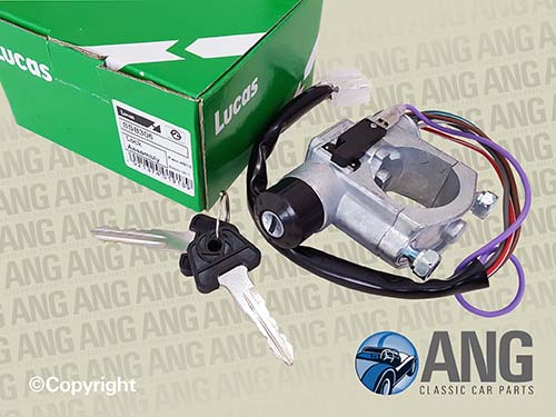 STEERING LOCK, IGNITION SWITCH & KEYS (LUCAS) ; MGB, MGB-GT (1974-1980)