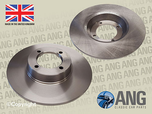 FRONT BRAKE DISCS (2) ; MGA 1600 MkI & II