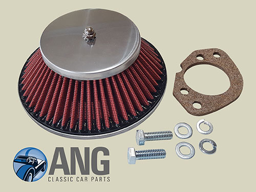 STAINLESS STEEL CONE AIR FILTER (HS6 SU) ; TR4A