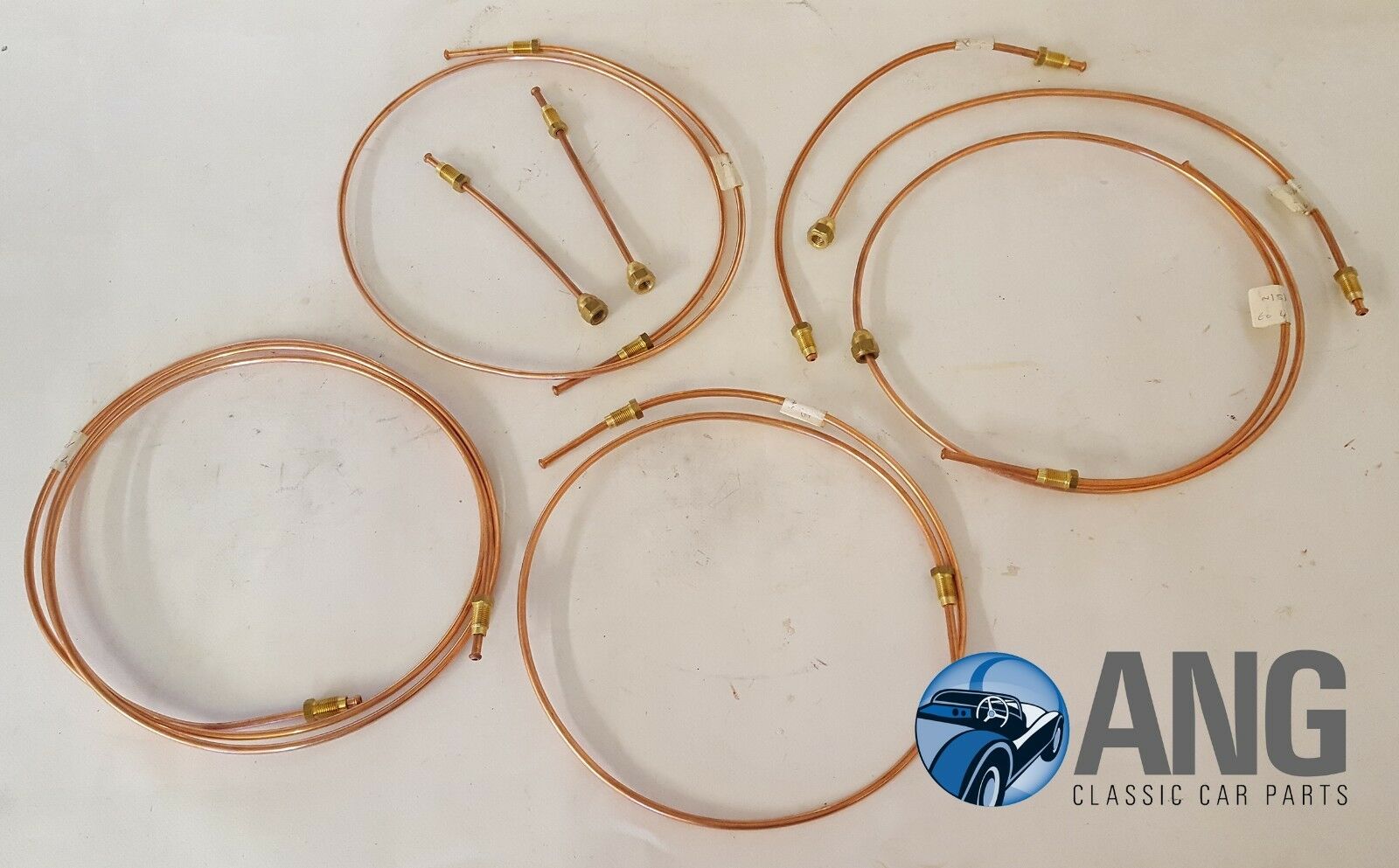 COPPER BRAKE PIPE KIT ; MGA 1600, 1600 MkII (RHD)