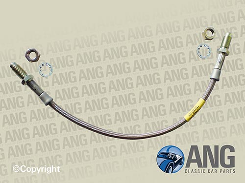 STAINLESS STEEL REAR BRAKE HOSE ; DOLOMITE 1300, 1500HL, 1850 & 1850HL