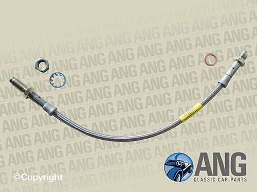 STAINLESS STEEL BRAKE HOSE (REAR) ; 1300, 1300TC (1965-1970)